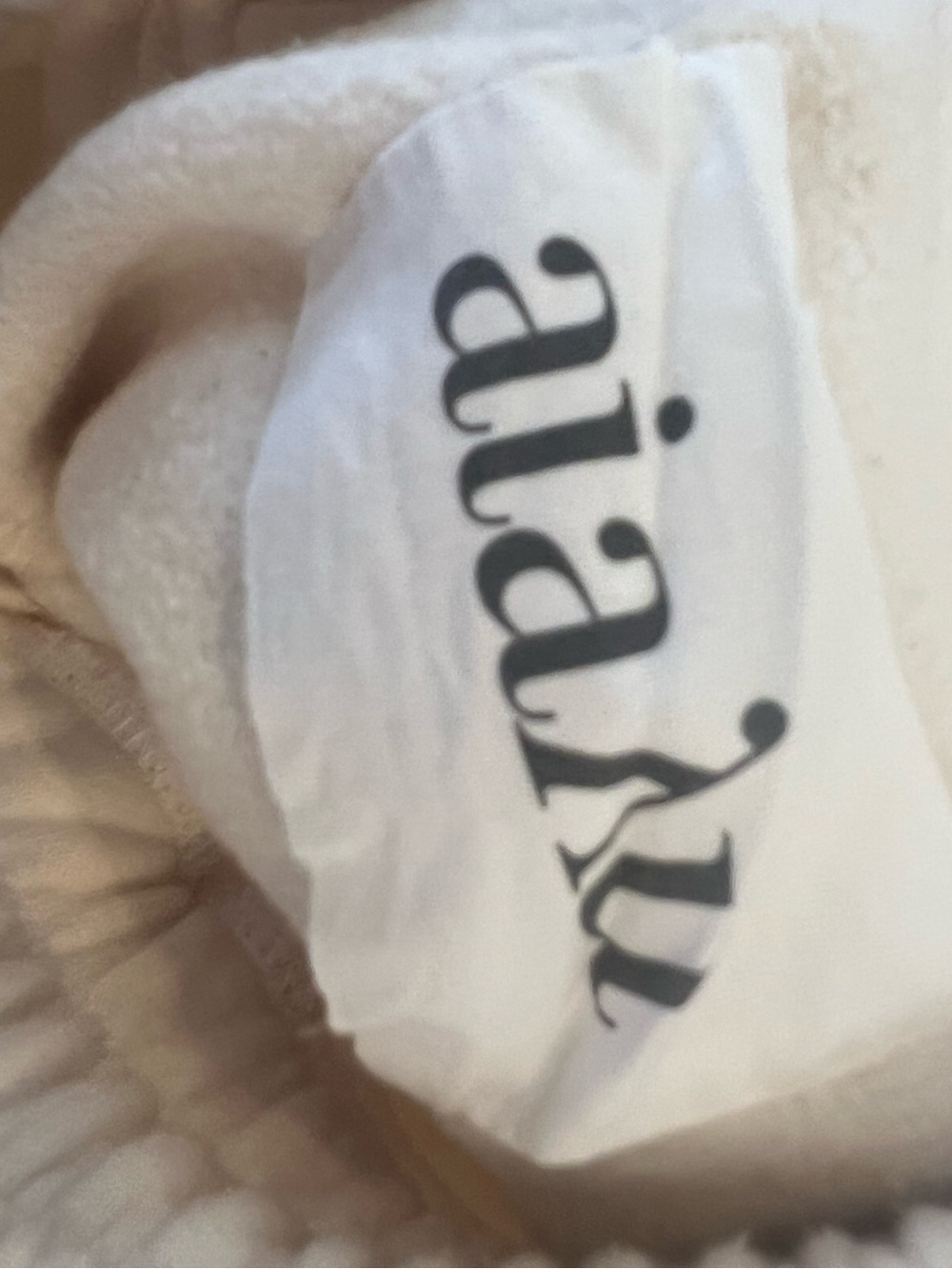 Aiaya Organic Cotton Sweatpants Cream Size Small - Picture 4 of 8